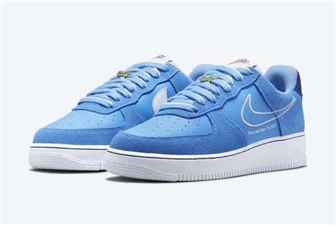 nike air force blauer haken|nike air force 1 blue.